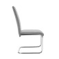 SILLA MOD. CLARA PATA CROMO TELA C/ GRIS. SE SIRVE EN CAJAS DE 4 UDS SILLA MOD. CLARA PATA CROMO TELA C/ GRIS. SE SIRVE EN CAJAS DE 4 UDS