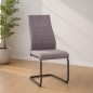 SILLA MOD. NAYARA TELA C/BEIGE Y GRIS CAJA DE 4 UDS SILLA MOD. NAYARA TELA C/BEIGE Y GRIS CAJA DE 4 UDS
