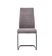 SILLA MOD. NAYARA  TELA C/BEIGE Y GRIS  CAJA DE 4 UDS