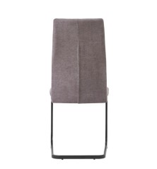 SILLA MOD. NAYARA  TELA C/BEIGE Y GRIS  CAJA DE 4 UDS