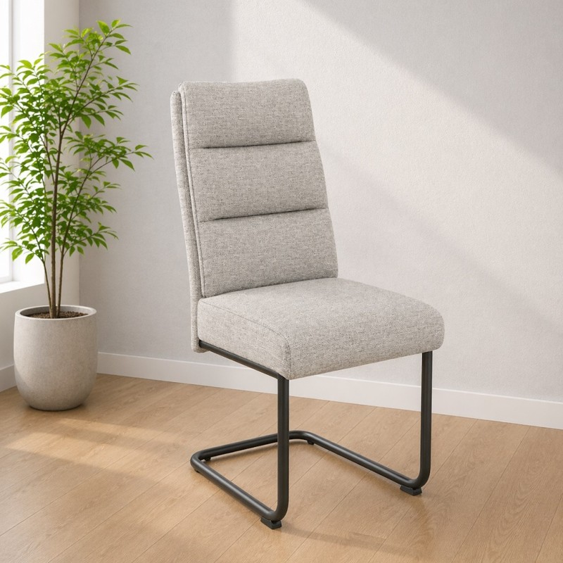 SILLA MOD. DANIA TELA C/ GRIS Y VERDE. CAJAS DE 2 UDS. SILLA MOD. DANIA TELA C/ GRIS Y VERDE. CAJAS DE 2 UDS.