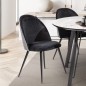 SILLA MOD. AMIR C/ NEGRO PATA NEGRA SE SIRVE EN CAJA DE 4 UDS