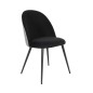 SILLA MOD. AMIR C/ NEGRO PATA NEGRA SE SIRVE EN CAJA DE 4 UDS