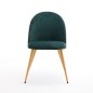 SILLA MOD. DARA PATA MADERA C/ VERDE SE SIRVE EN CAJA DE 4 UDS SILLA MOD. DARA PATA MADERA C/ VERDE SE SIRVE EN CAJA DE 4 UDS