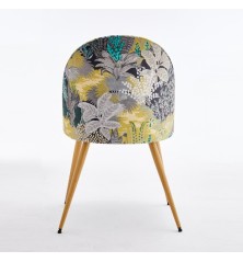 SILLA MOD. DARA PATA MADERA C/ VERDE SE SIRVE EN CAJA DE 4 UDS