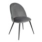 SILLA MOD. DARA PATA NEGRA/GRIS OSCURO - ESTAMPADO B/N SILLA MOD. DARA PATA NEGRA/GRIS OSCURO - ESTAMPADO B/N