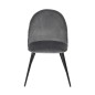 SILLA MOD. DARA PATA NEGRA/GRIS OSCURO - ESTAMPADO B/N SILLA MOD. DARA PATA NEGRA/GRIS OSCURO - ESTAMPADO B/N