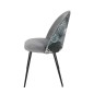 SILLA MOD. DARA PATA NEGRA/GRIS OSCURO - ESTAMPADO B/N SILLA MOD. DARA PATA NEGRA/GRIS OSCURO - ESTAMPADO B/N