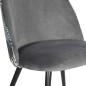 SILLA MOD. DARA PATA NEGRA/GRIS OSCURO - ESTAMPADO B/N SILLA MOD. DARA PATA NEGRA/GRIS OSCURO - ESTAMPADO B/N
