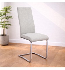 SILLA MOD. KING TELA C/ GRIS CLARO Y GRIS OSCURO  SE SIRVE EN CAJA DE 4 UDS
