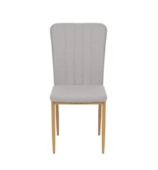 SILLA MOD. SELMA TELA BEIGE CLARO, GRIS Y CHOCOLATE  / PATA MADERA SE SIRVE EN CAJAS DE 6 UDS
