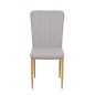 SILLA MOD. SELMA TELA BEIGE CLARO, GRIS Y CHOCOLATE / PATA MADERA SE SIRVE EN CAJAS DE 6 UDS SILLA MOD. SELMA TELA BEIGE CLARO, GRIS Y CHOCOLATE / PATA MADERA SE SIRVE EN CAJAS DE 6 UDS