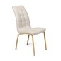 SILLA MOD. JANA TELA C/ BEIGE PATA MADERA CAJA DE 4 UDS SILLA MOD. JANA TELA C/ BEIGE PATA MADERA CAJA DE 4 UDS