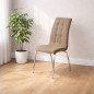 SILLA MOD. LIDIA TELA C/ GRIS Y MARRON  CAJAS DE 4 UDS