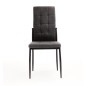 SILLA MOD. FLORA PATA NEGRA - TELA C/ GRIS OSCURO CAJAS DE 6 UDS SILLA MOD. FLORA PATA NEGRA - TELA C/ GRIS OSCURO CAJAS DE 6 UDS