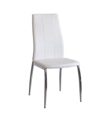 SILLA MOD. ROCIANA CROMO PU C/BLANCO Y NEGRO CAJAS DE 6 UDS