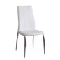 SILLA MOD. ROCIANA CROMO PU C/BLANCO Y NEGRO CAJAS DE 6 UDS SILLA MOD. ROCIANA CROMO PU C/BLANCO Y NEGRO CAJAS DE 6 UDS