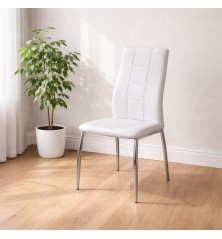 SILLA MOD. ROCIANA PU C/BLANCO Y NEGRO CAJAS DE 6 UDS