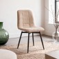 SILLA MOD. UNAY TELA C/ BEIGE y GRIS CLARO - GIRATORIA 180º C/ RETORNO SILLA MOD. UNAY TELA C/ BEIGE y GRIS CLARO - GIRATORIA 180º C/ RETORNO