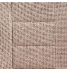 SILLA MOD. UNAY TELA C/ BEIGE y GRIS CLARO  - GIRATORIA 180º C/ RETORNO