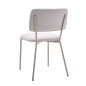 SILLA MOD. TEDY TELA C/ GRIS CLARO - PATA CREMA, NEGRA SILLA MOD. TEDY TELA C/ GRIS CLARO - PATA CREMA, NEGRA