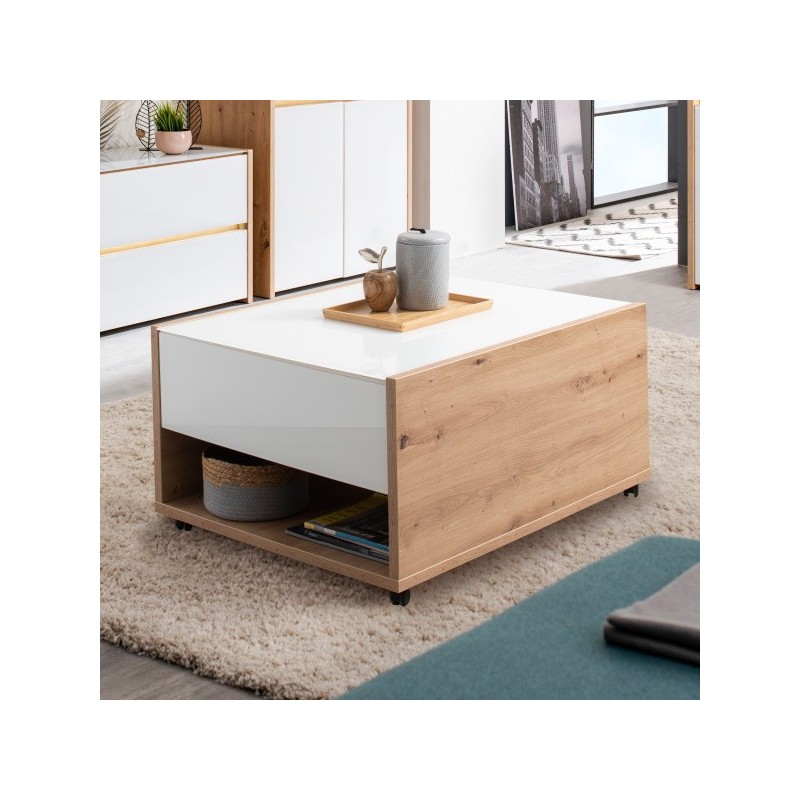 MESA CENTRO MOD. MOLIS BLANCO/ROBLE ARTISAN MESA CENTRO MOD. MOLIS BLANCO/ROBLE ARTISAN