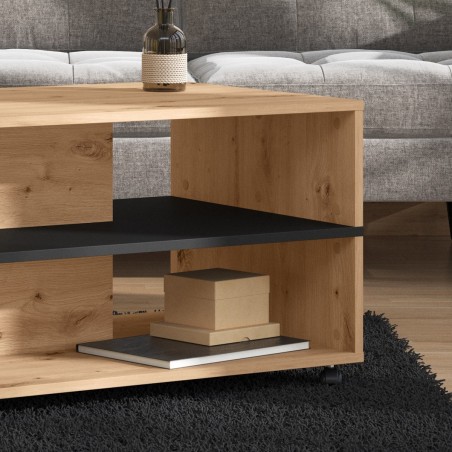 MESA DE CENTRO MOD. CECILIA ARTISAN / NEGRO