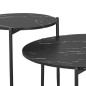 MESA CENTRO MOD. EDEROL C/ MARMOL EN BLANCO Y EN NEGRO MESA CENTRO MOD. EDEROL C/ MARMOL EN BLANCO Y EN NEGRO