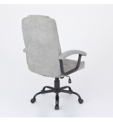SILLA OFICINA MOD. ODINA TELA C/ GRIS CLARO - ESTRUCTURA NEGRA
