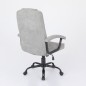 Silla oficina mod. Odina tela c/ gris claro - estructura negra Silla oficina mod. Odina tela c/ gris claro - estructura negra