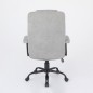 Silla oficina mod. Odina tela c/ gris claro - estructura negra Silla oficina mod. Odina tela c/ gris claro - estructura negra