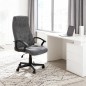 Silla oficina mod. Tor tela c/ gris oscuro - estructura negra Silla oficina mod. Tor tela c/ gris oscuro - estructura negra