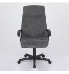 Silla oficina mod. Tor tela c/ gris oscuro - estructura negra