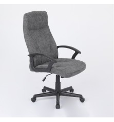 SILLA OFICINA MOD. TOR TELA C/ GRIS OSCURO - ESTRUCTURA NEGRA