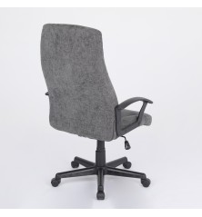 SILLA OFICINA MOD. TOR TELA C/ GRIS OSCURO - ESTRUCTURA NEGRA