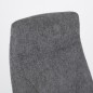 Silla oficina mod. Tor tela c/ gris oscuro - estructura negra Silla oficina mod. Tor tela c/ gris oscuro - estructura negra