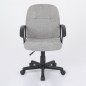Silla oficina mod. Hale tela c/ gris claro - estructura negra Silla oficina mod. Hale tela c/ gris claro - estructura negra