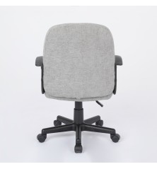 SILLA OFICINA MOD. HALE  TELA C/ GRIS CLARO - ESTRUCTURA NEGRA