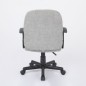 Silla oficina mod. Hale tela c/ gris claro - estructura negra Silla oficina mod. Hale tela c/ gris claro - estructura negra