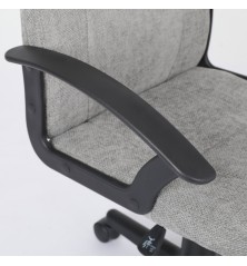 SILLA OFICINA MOD. HALE  TELA C/ GRIS CLARO - ESTRUCTURA NEGRA