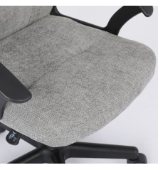 SILLA OFICINA MOD. HALE  TELA C/ GRIS CLARO - ESTRUCTURA NEGRA
