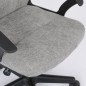 Silla oficina mod. Hale tela c/ gris claro - estructura negra Silla oficina mod. Hale tela c/ gris claro - estructura negra