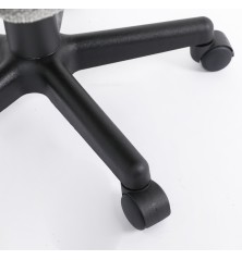 SILLA OFICINA MOD. HALE  TELA C/ GRIS CLARO - ESTRUCTURA NEGRA