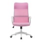 Silla oficina mod. Caren c/ gris y rosa Silla oficina mod. Caren c/ gris y rosa
