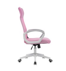 SILLA OFICINA MOD. CAREN  C/ GRIS Y ROSA