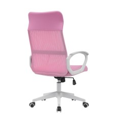 SILLA OFICINA MOD. CAREN  C/ GRIS Y ROSA