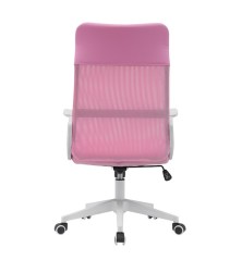 SILLA OFICINA MOD. CAREN  C/ GRIS Y ROSA