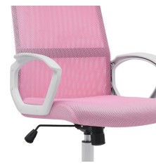 SILLA OFICINA MOD. CAREN  C/ GRIS Y ROSA