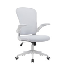 Silla oficina mod. Famar c/ blancay gris - estructura blanca