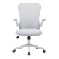 Silla oficina mod. Famar c/ blancay gris - estructura blanca Silla oficina mod. Famar c/ blancay gris - estructura blanca